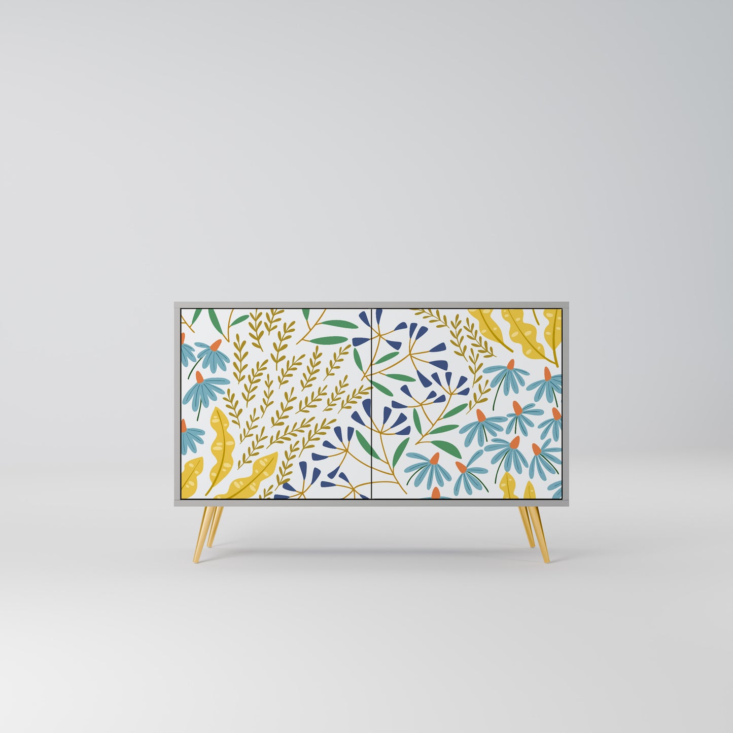 HELLO SPRING 2-Door Sideboard in Grey Finish