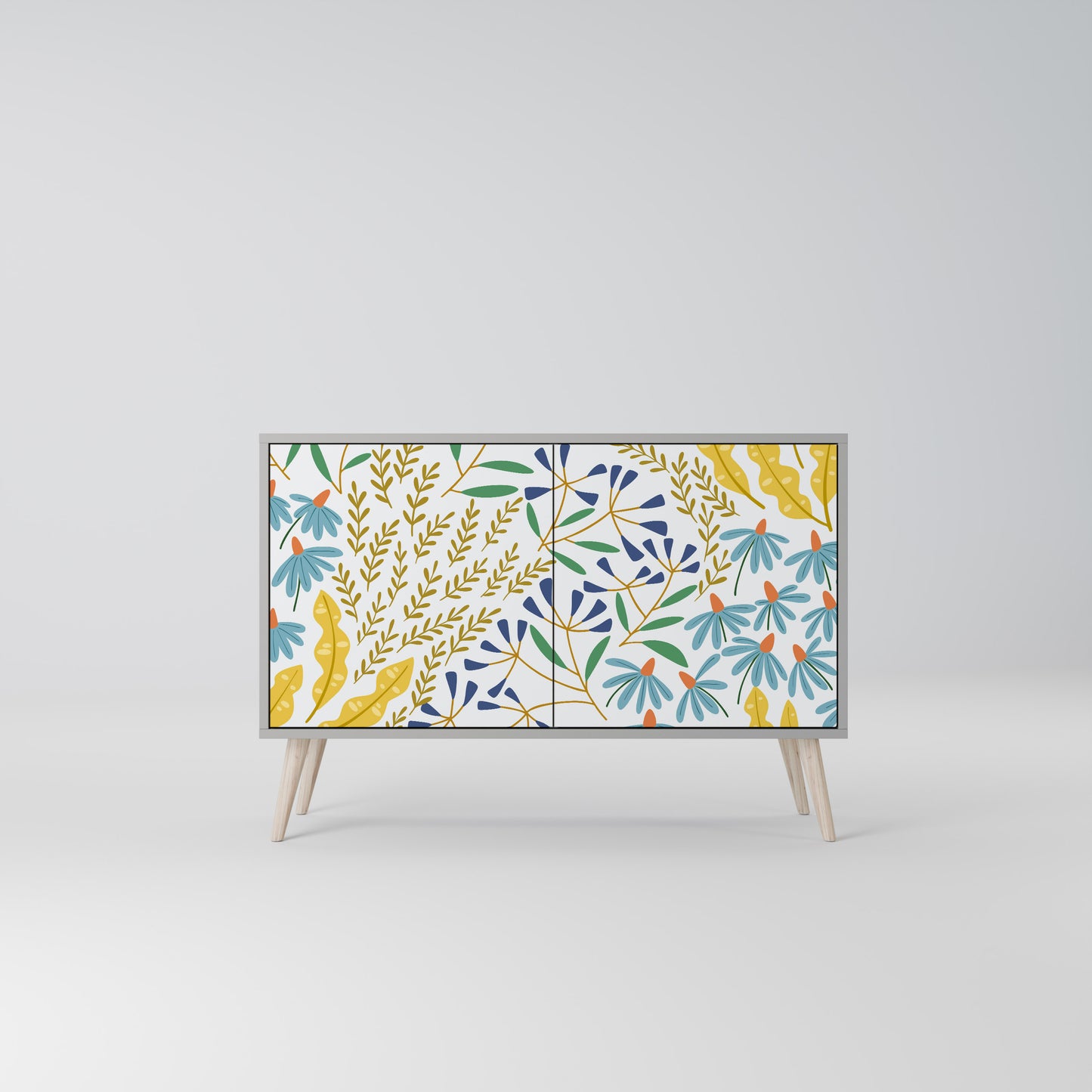 HELLO SPRING 2-Door Sideboard in Grey Finish
