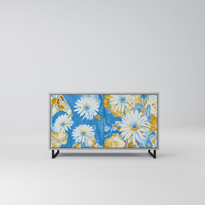 DAISY LUXE 2-Door Sideboard in Grey Finish