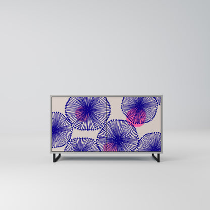MAGIC NATURE 2-Door Sideboard in Grey Finish