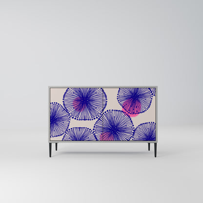 MAGIC NATURE 2-Door Sideboard in Grey Finish