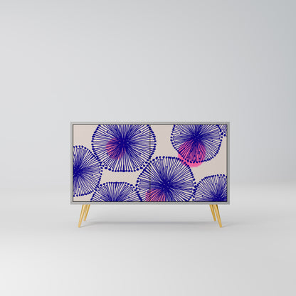MAGIC NATURE 2-Door Sideboard in Grey Finish
