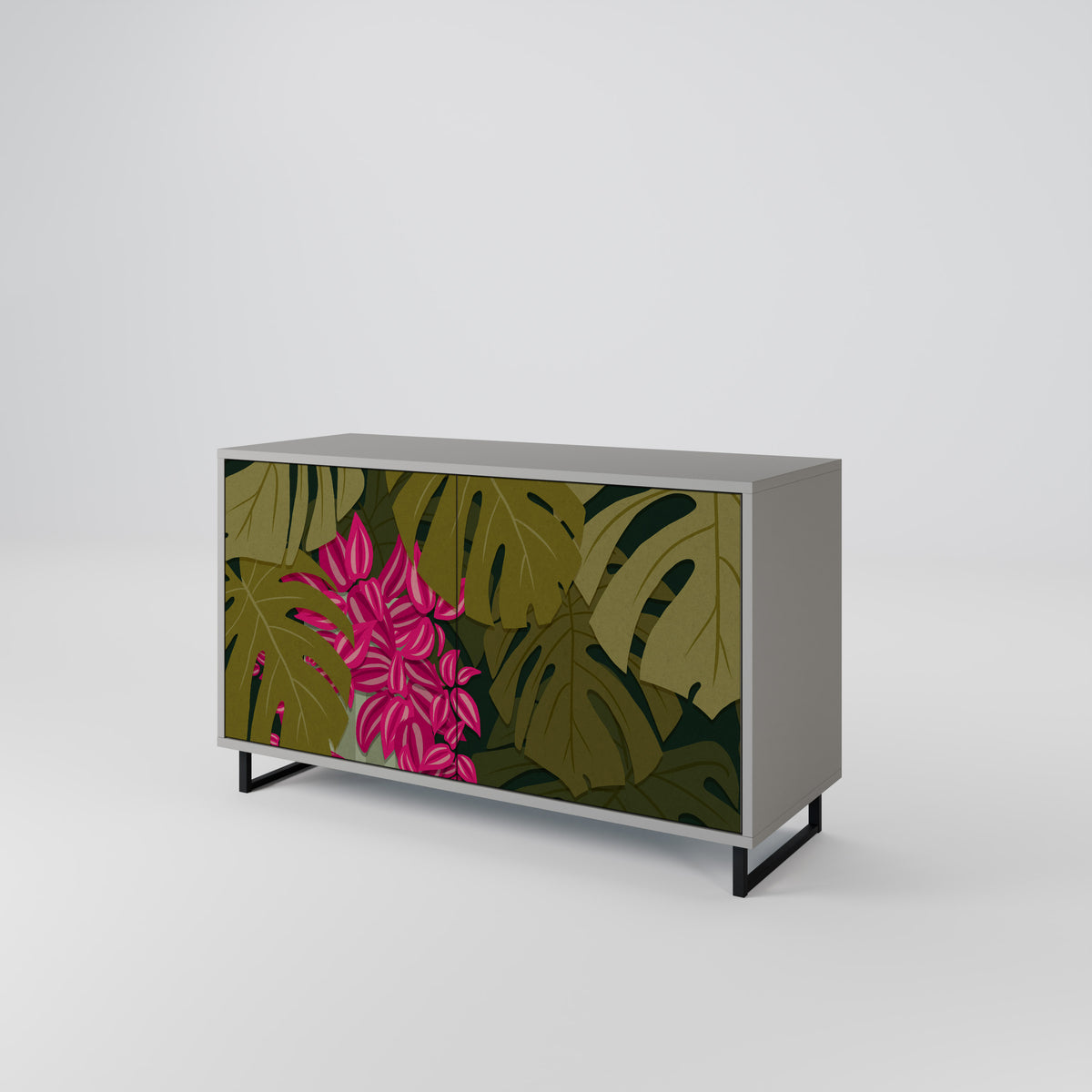 TROPICAL BEAUTY Skänk med två dörrar