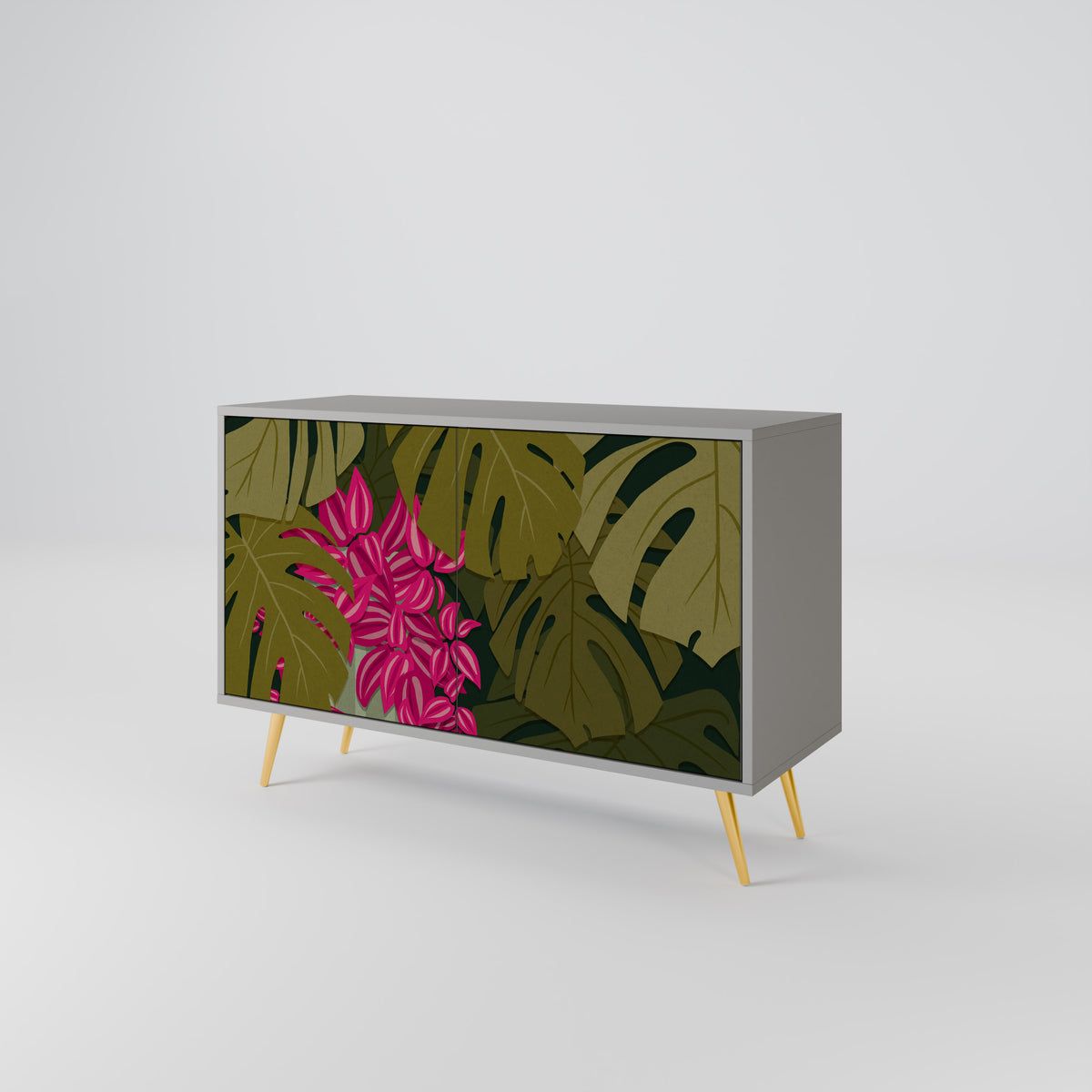 TROPICAL BEAUTY Skänk med två dörrar