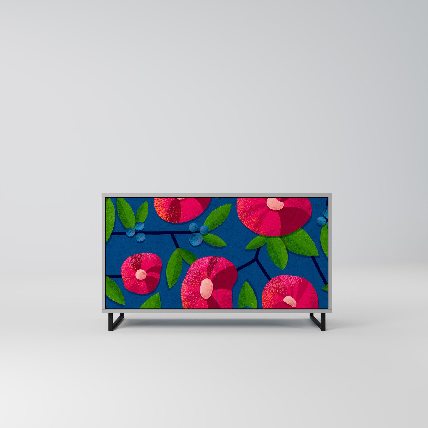 SPRING THOUGHTS 2-Door Sideboard in Grey Finish