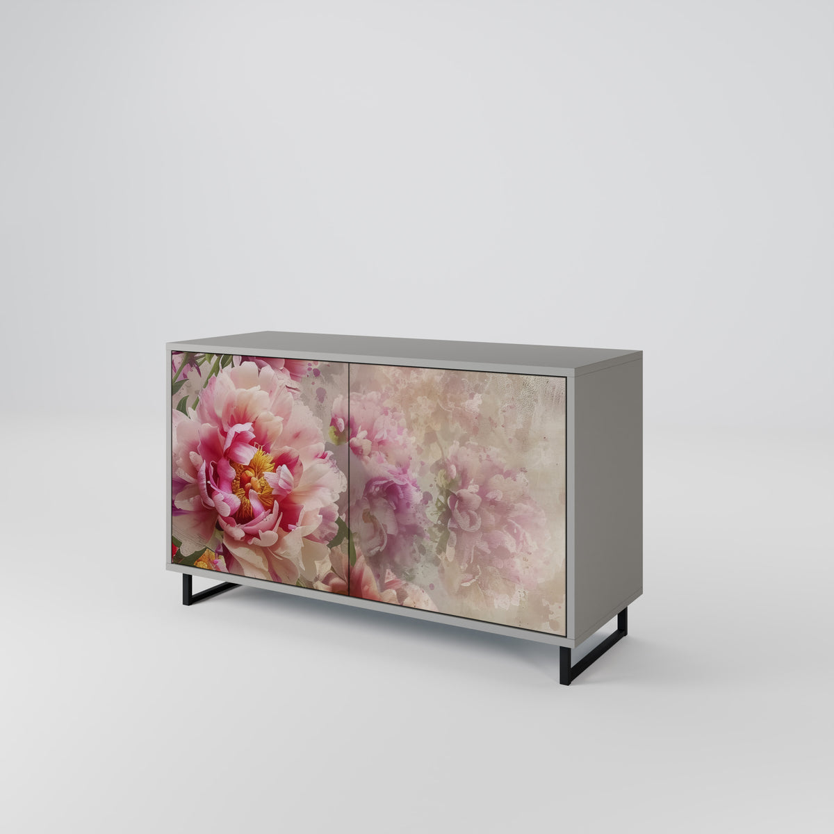 PEONY WHISPER Skänk med två dörrar