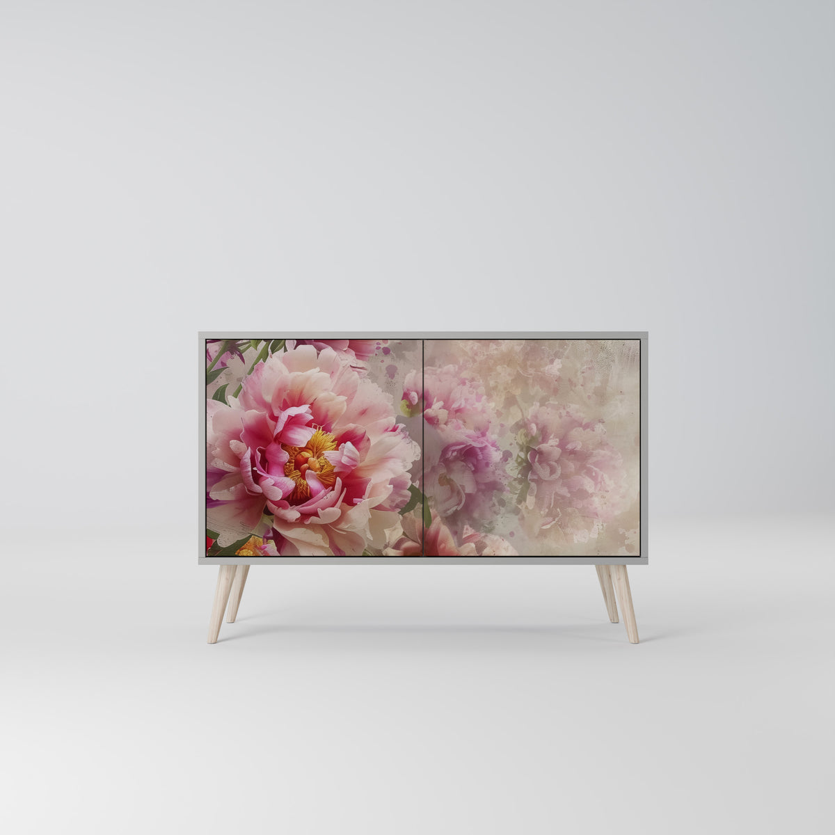 PEONY WHISPER Skänk med två dörrar