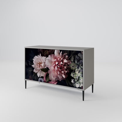 PURE BLOSSOM 2-Door Sideboard in Grey Finish