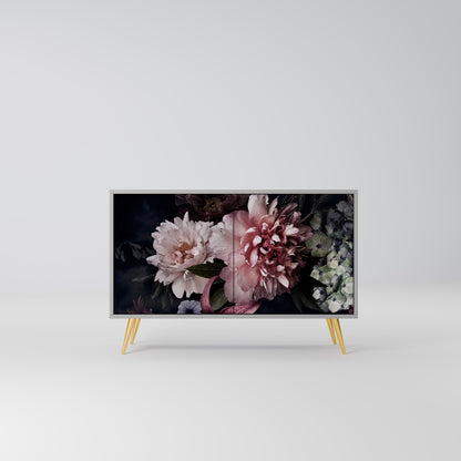 PURE BLOSSOM 2-Door Sideboard in Grey Finish