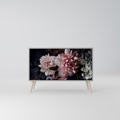 PURE BLOSSOM 2-Door Sideboard in Grey Finish