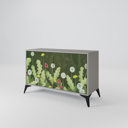 DANDELION AMUSE 2-Door Sideboard in Grey Finish