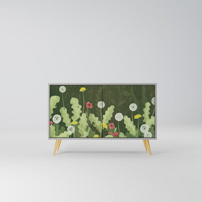 DANDELION AMUSE 2-Door Sideboard in Grey Finish