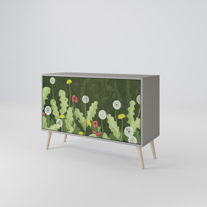 DANDELION AMUSE 2-Door Sideboard in Grey Finish