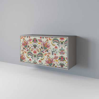 ORGANIC FOLKLORE 2-Door Sideboard in Grey Finish