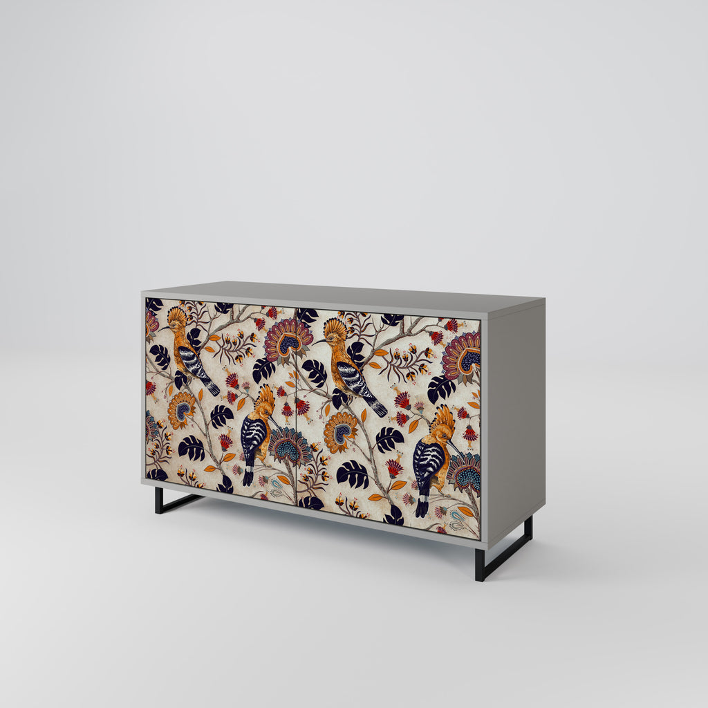 EMINENT HOOPOE 2-Door Sideboard in Grey Finish