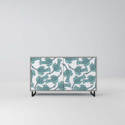 WATERSPOUT SONGIBIRD 2-Door Sideboard in Grey Finish