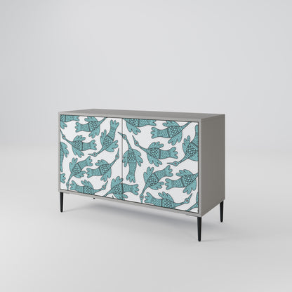 WATERSPOUT SONGIBIRD 2-Door Sideboard in Grey Finish