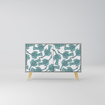 WATERSPOUT SONGIBIRD 2-Door Sideboard in Grey Finish