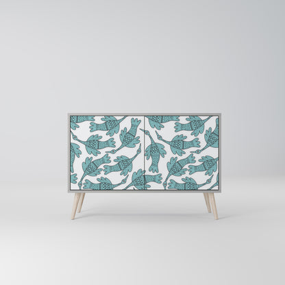 WATERSPOUT SONGIBIRD 2-Door Sideboard in Grey Finish