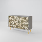 ALMONDINE SONGBIRD 2-Door Sideboard in Grey Finish