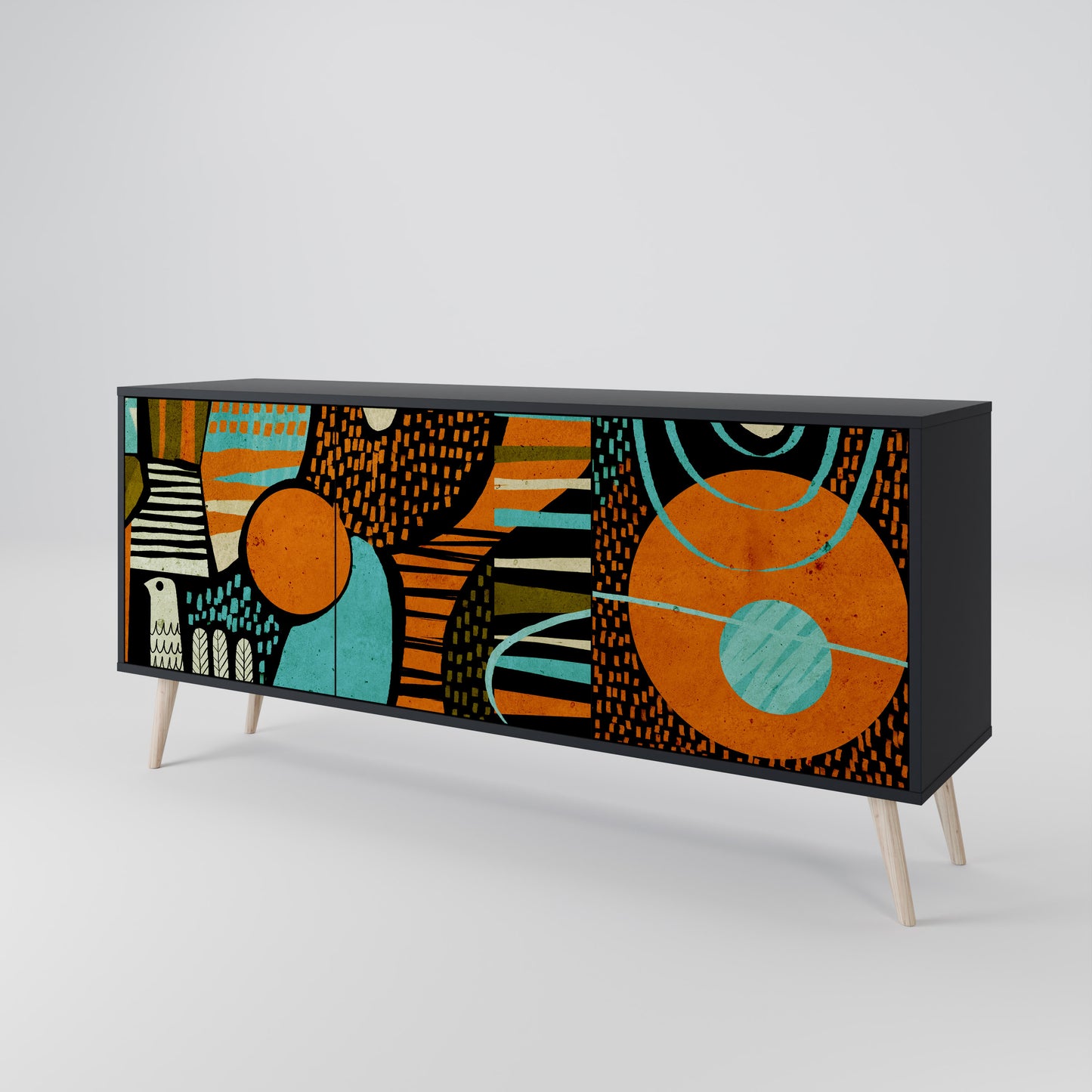 GEODE GLIMMER 3-Door Sideboard