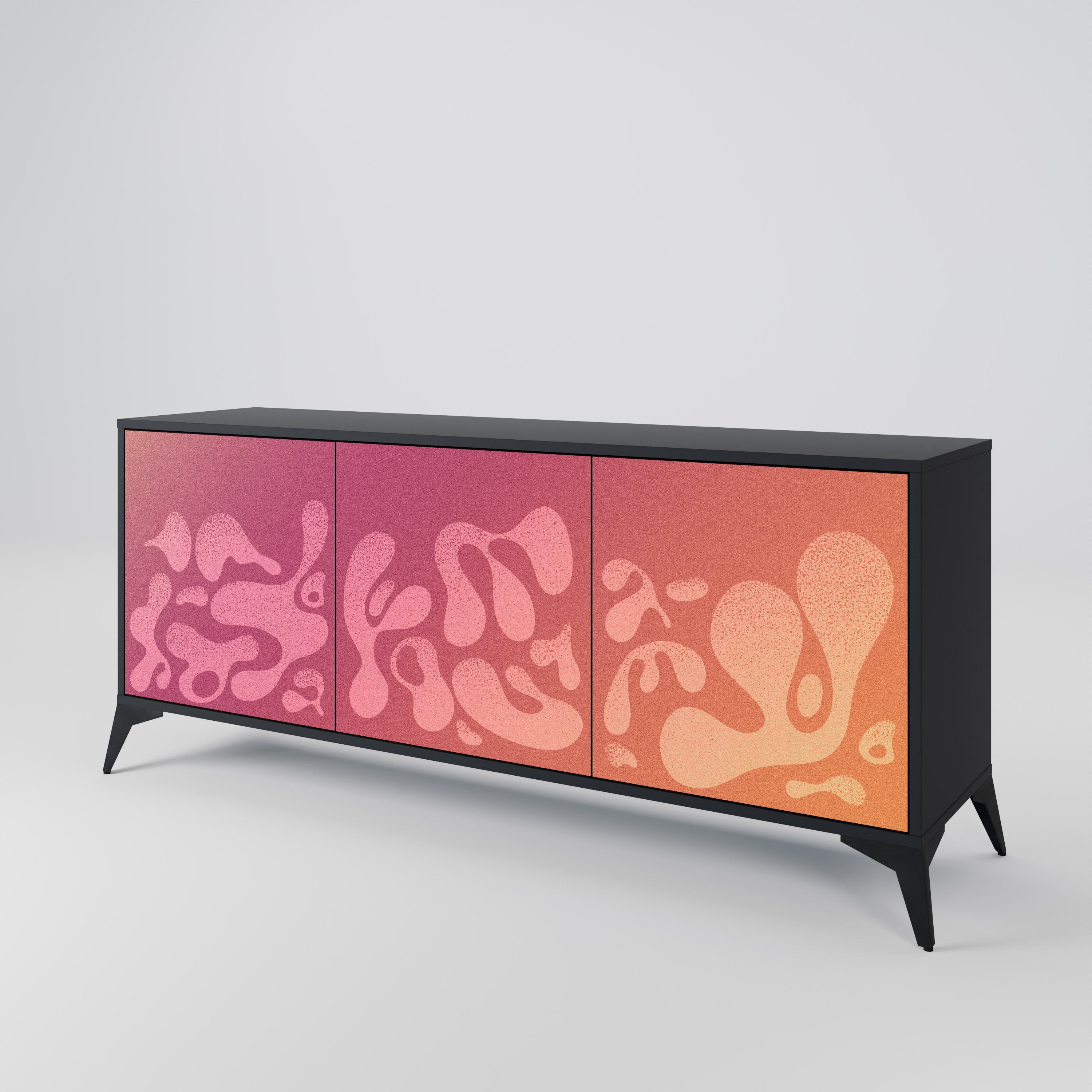 IRREGULAR PINK 3-Door Sideboard