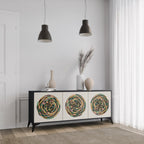 GREEN CIRCLES 3-Door Sideboard