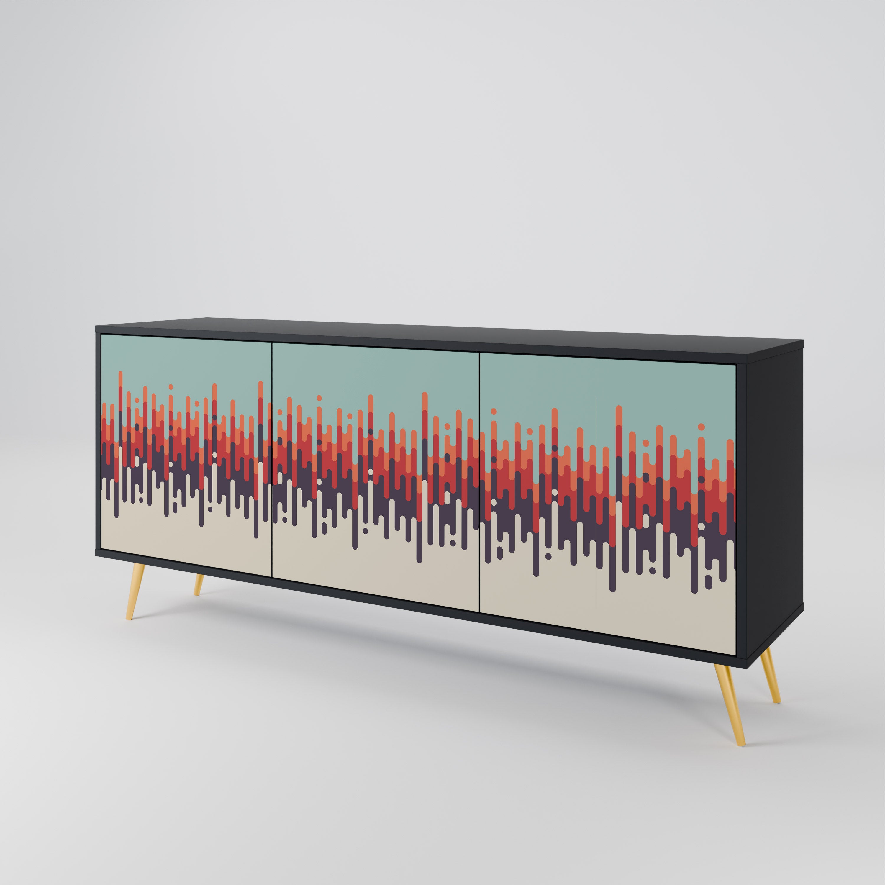 CHROMA CONTOURS 3-Door Sideboard