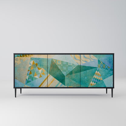 SPECTRUM SPLENDOR 3-dörrars skänk i svart finish