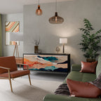 ABSTRAKT LANDSKAP 3-DÖRRARS SKÄNK