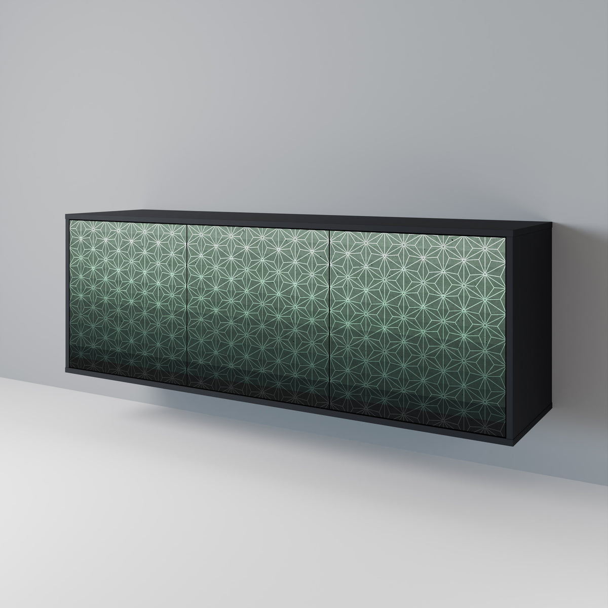 ORNAMENTAL GLIMMER Skänk med tre dörrar