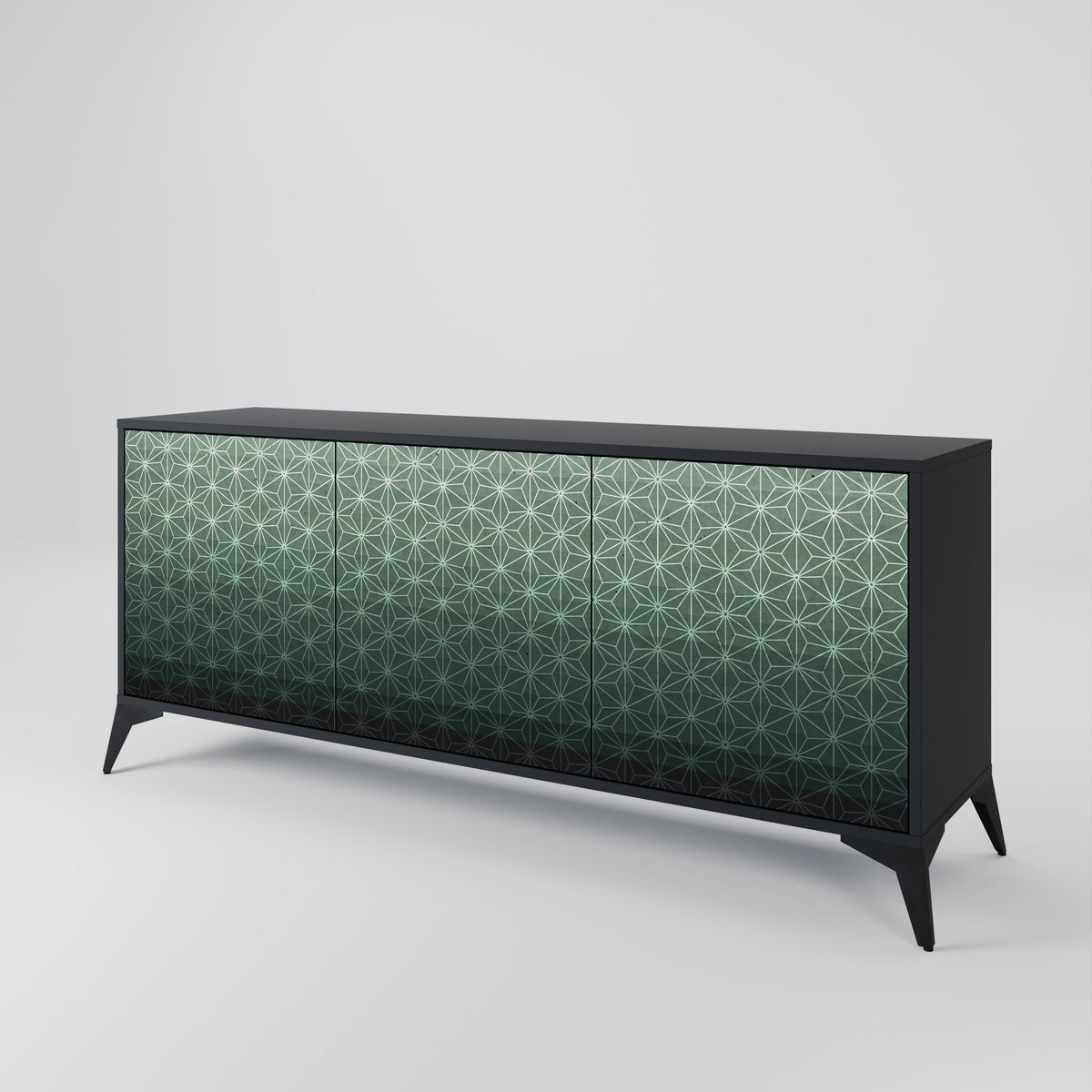 ORNAMENTAL GLIMMER Skänk med tre dörrar
