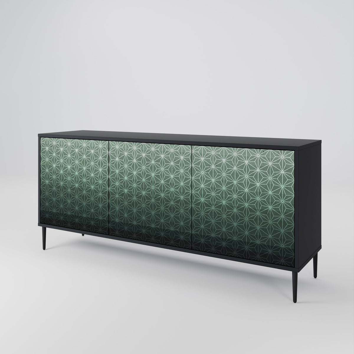 ORNAMENTAL GLIMMER Skänk med tre dörrar