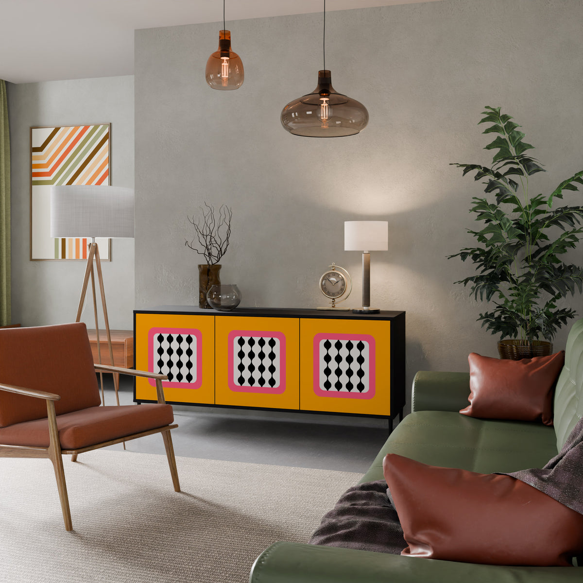 TEARS IN HEAVEN 3-Door Sideboard