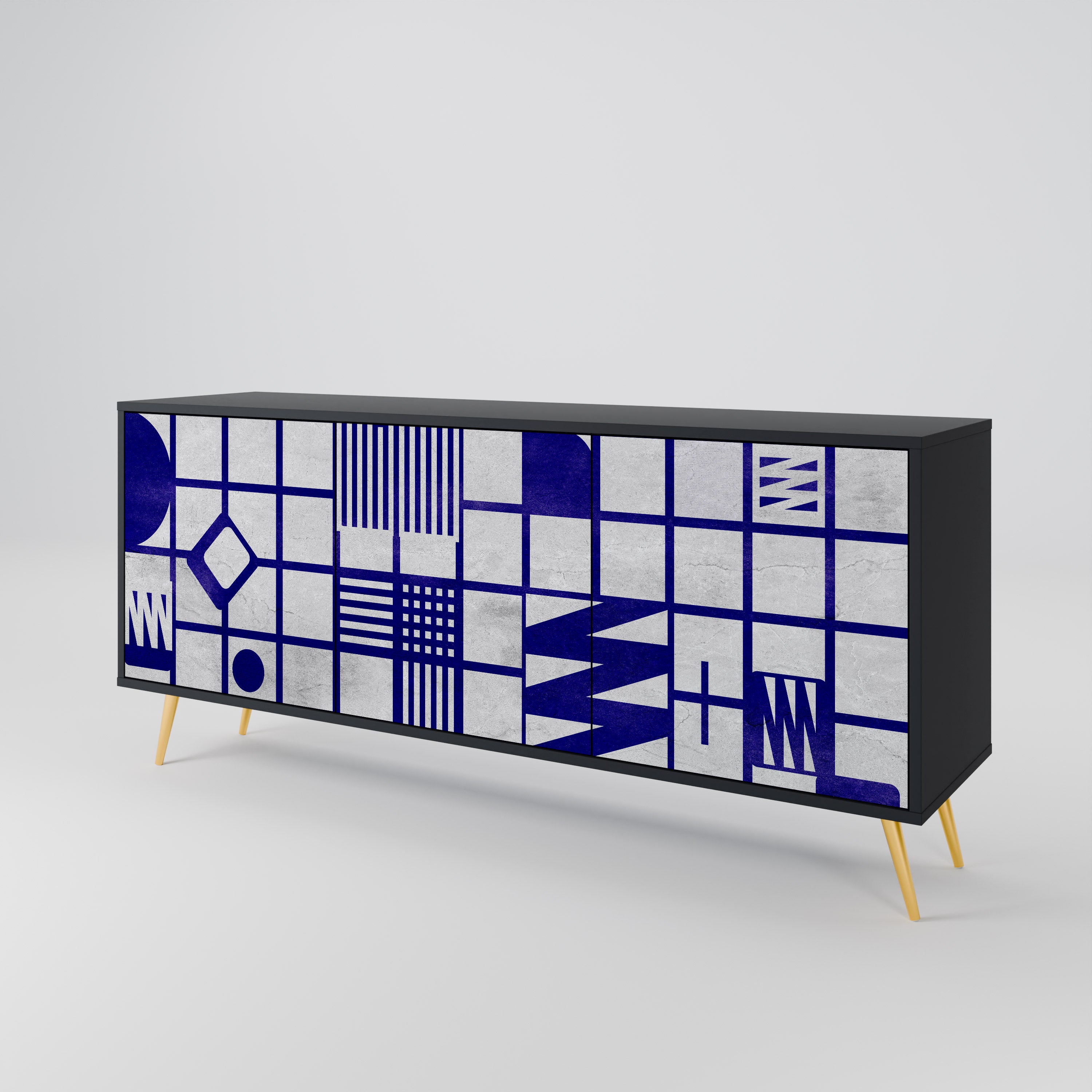 THE RIGHT PLACES Skänk med tre dörrar