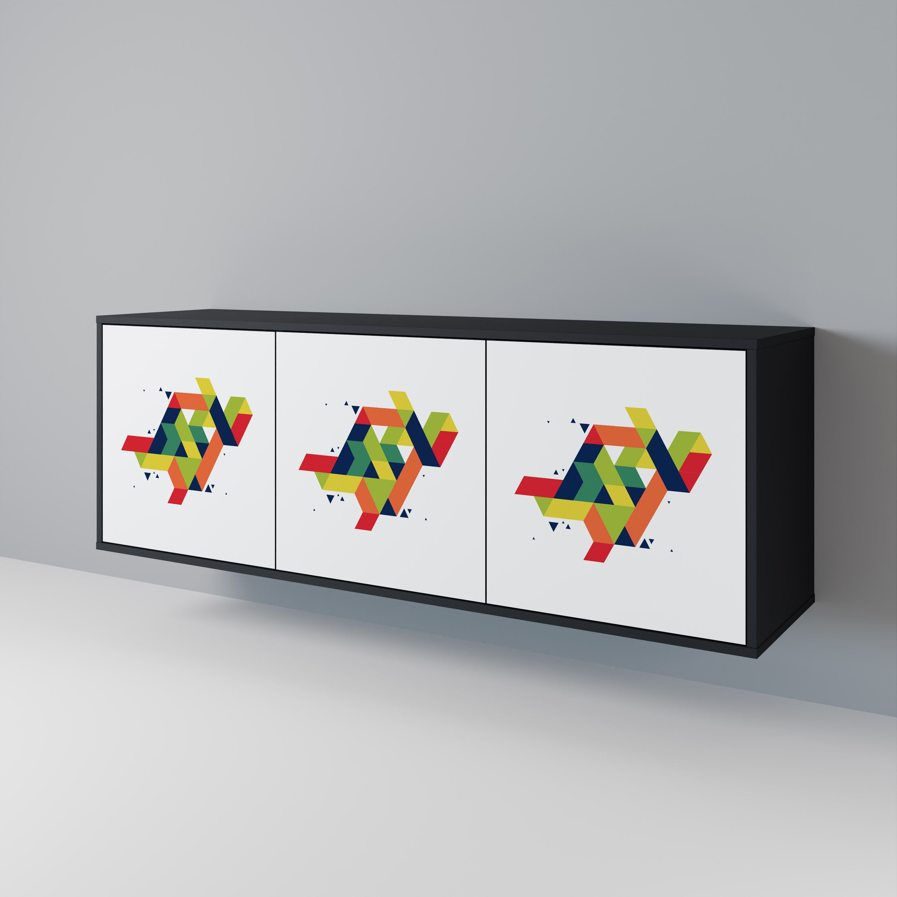 FUTURE SIGN Skänk med tre dörrar