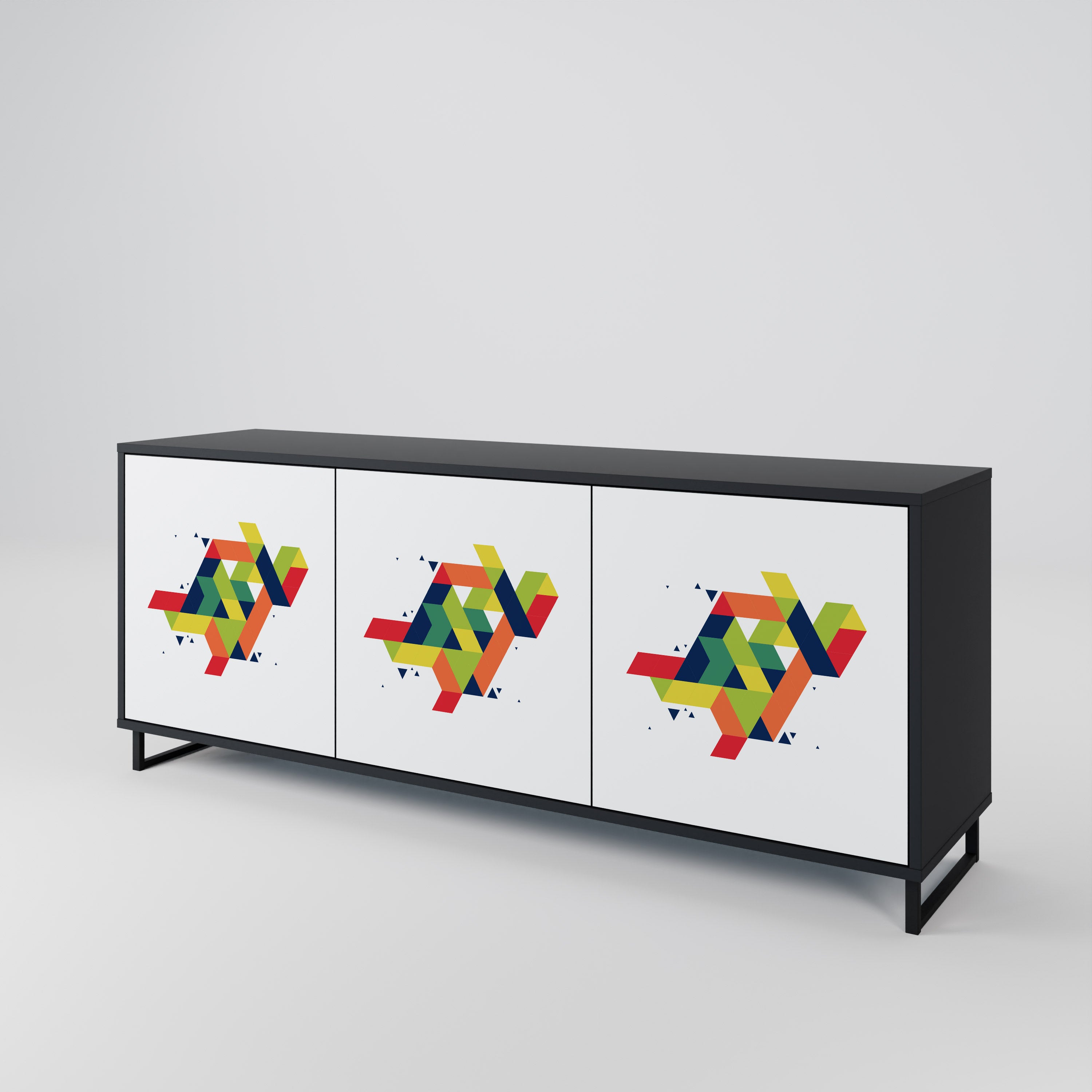 FUTURE SIGN Skänk med tre dörrar