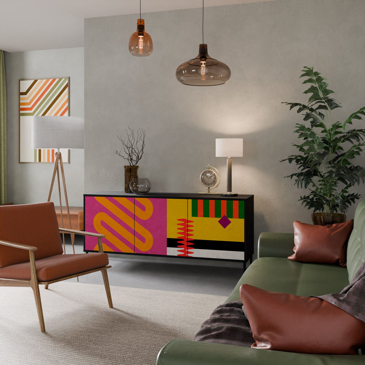 VIVID ART Skänk med tre dörrar