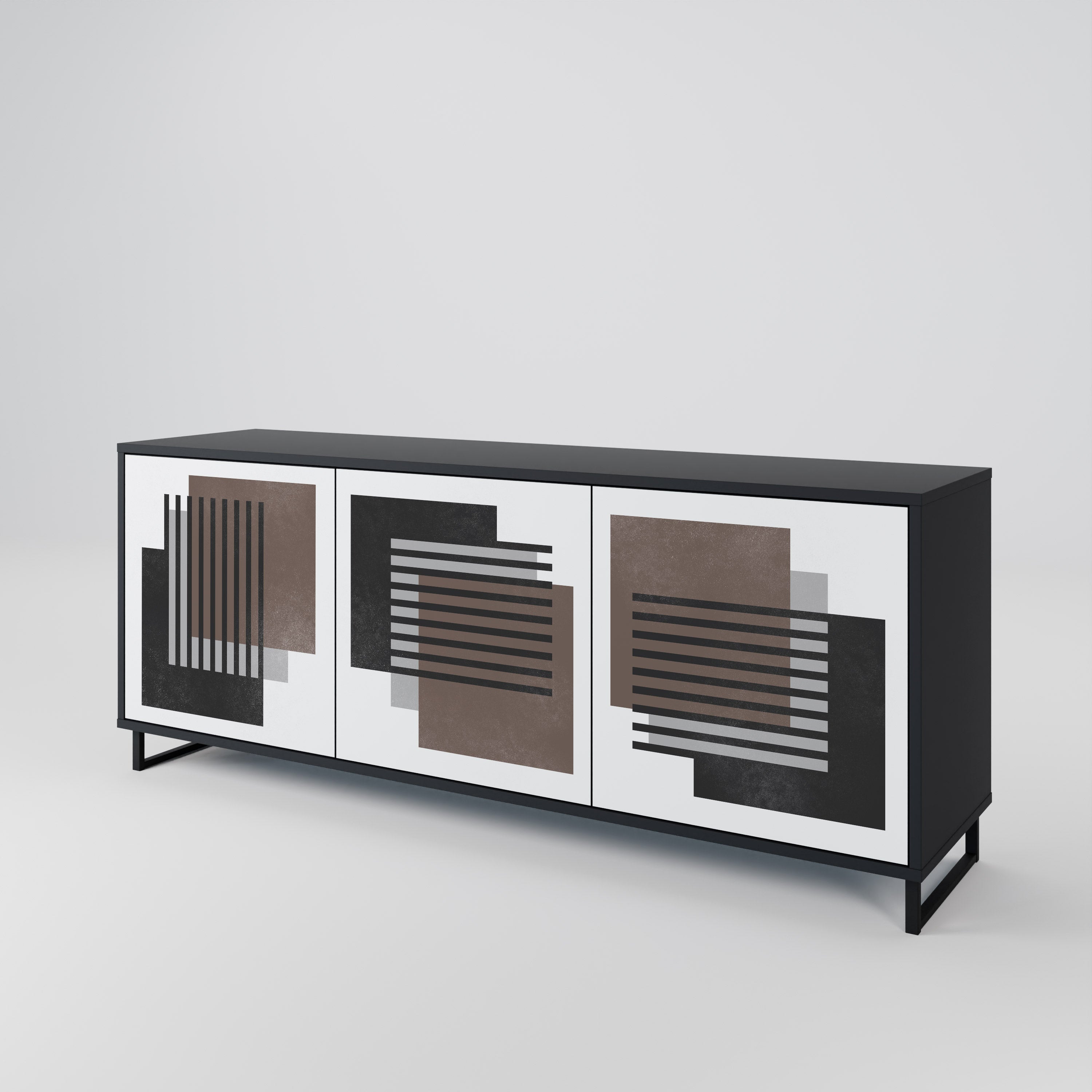 SHADOW SYNCHRONY Skänk med tre dörrar