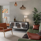 SHADOW SYNCHRONY Skänk med tre dörrar