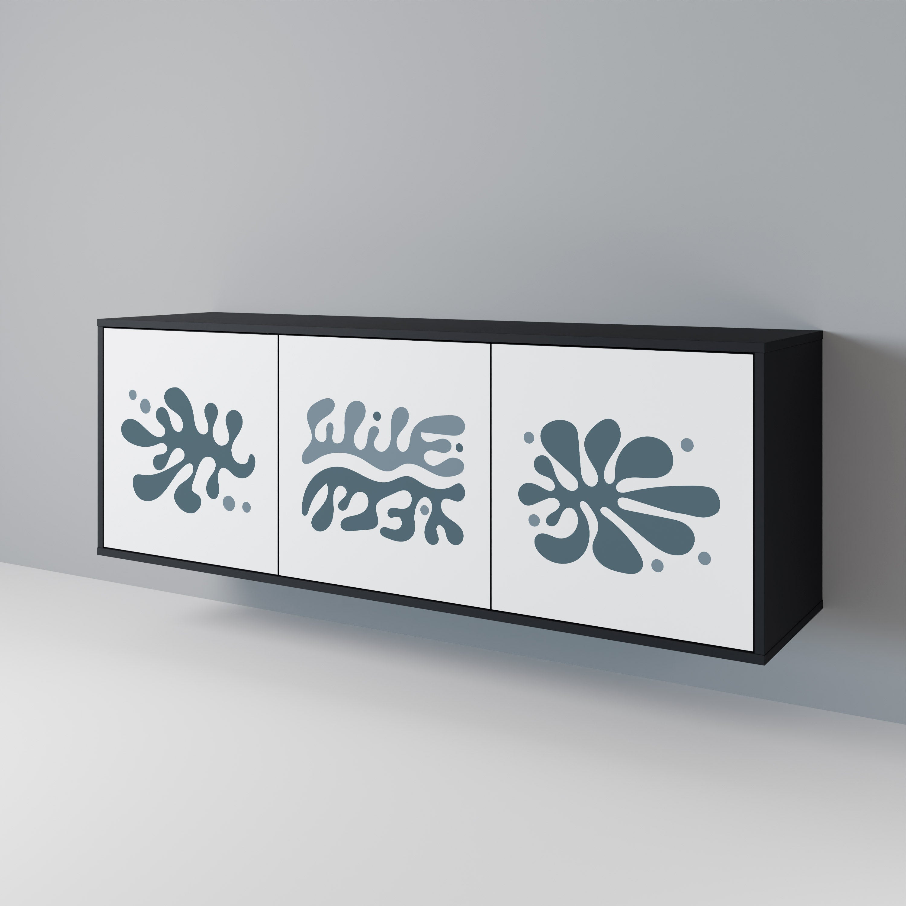 WONDERLAND VEGETATION 3-dörrars skänk