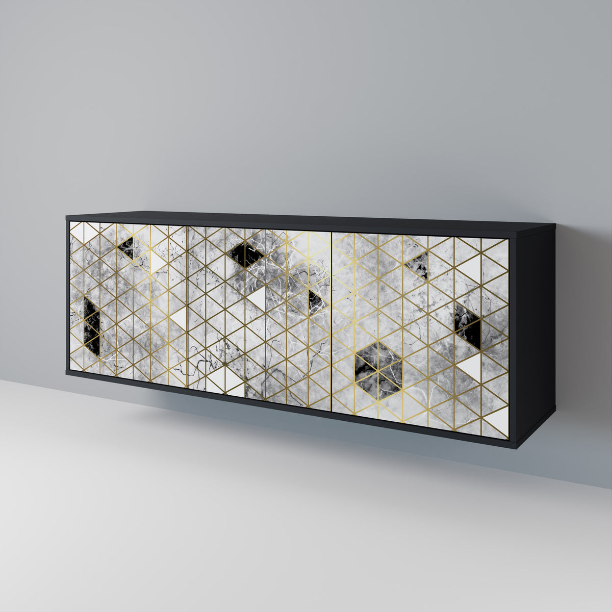 ASHEN ARIA 3-Door Sideboard