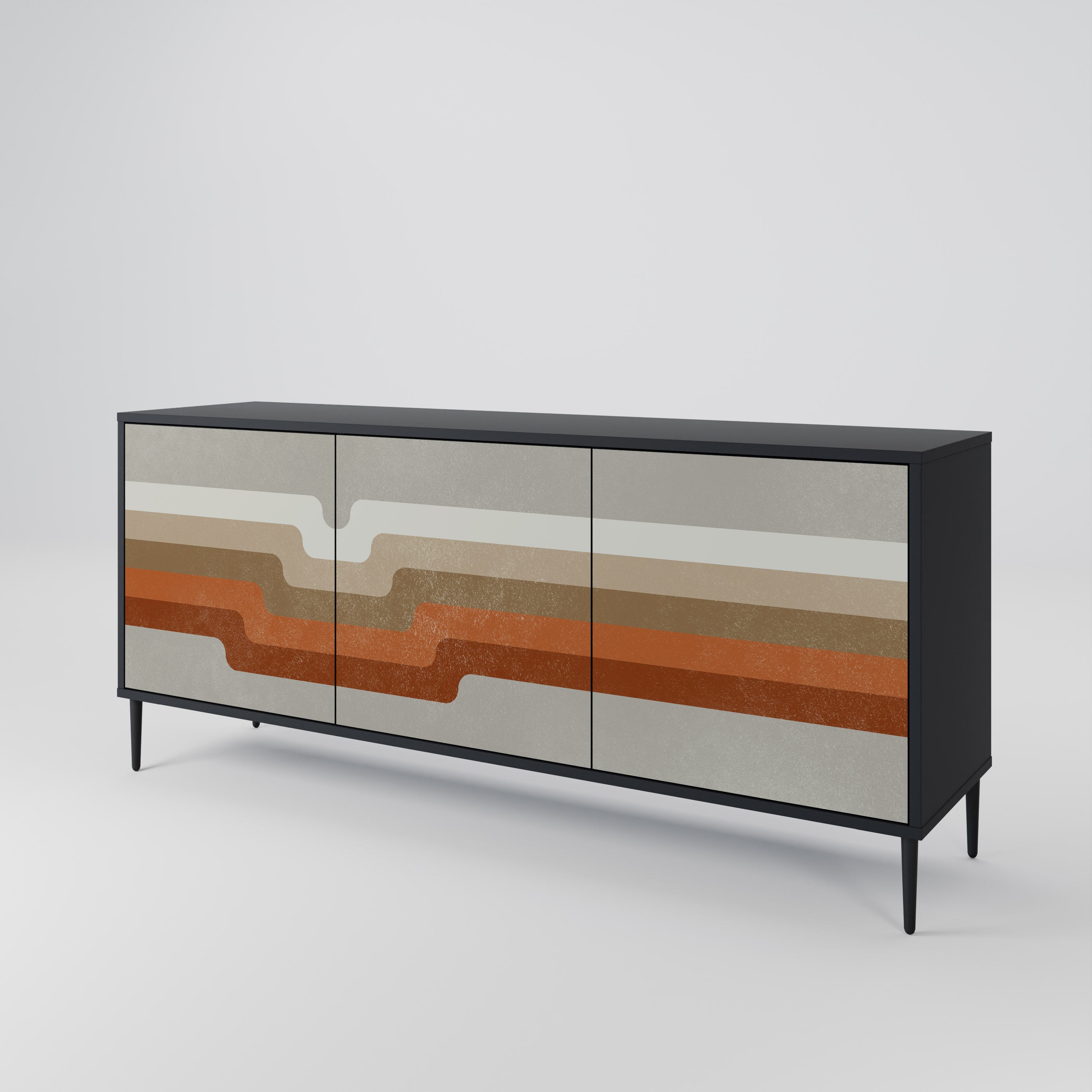 PECULIAR TRAIL Skänk med tre dörrar