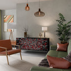 BROKEN LINES 3-Door Sideboard