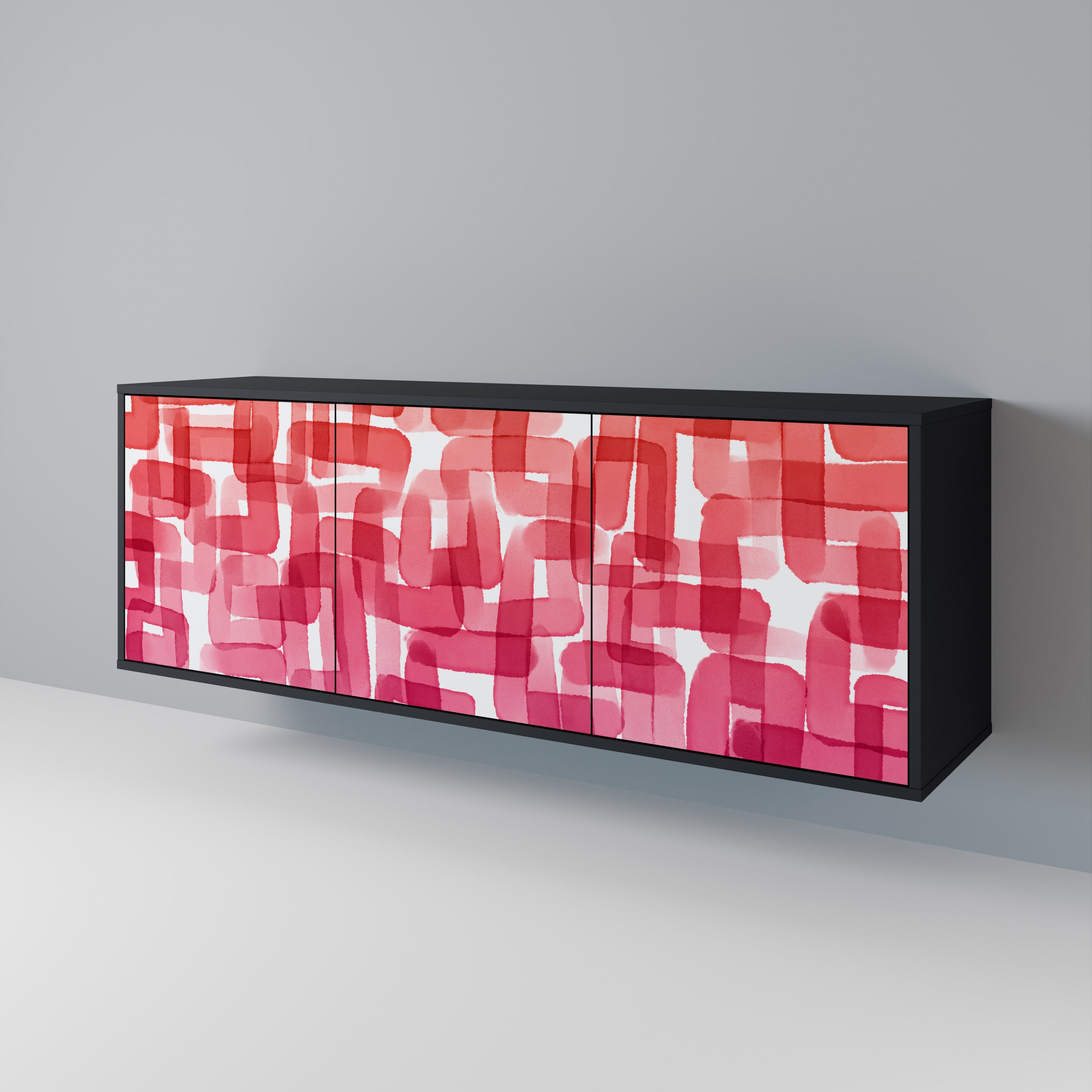 KALEIDOSCOPIC CUBISM 3-Door Sideboard