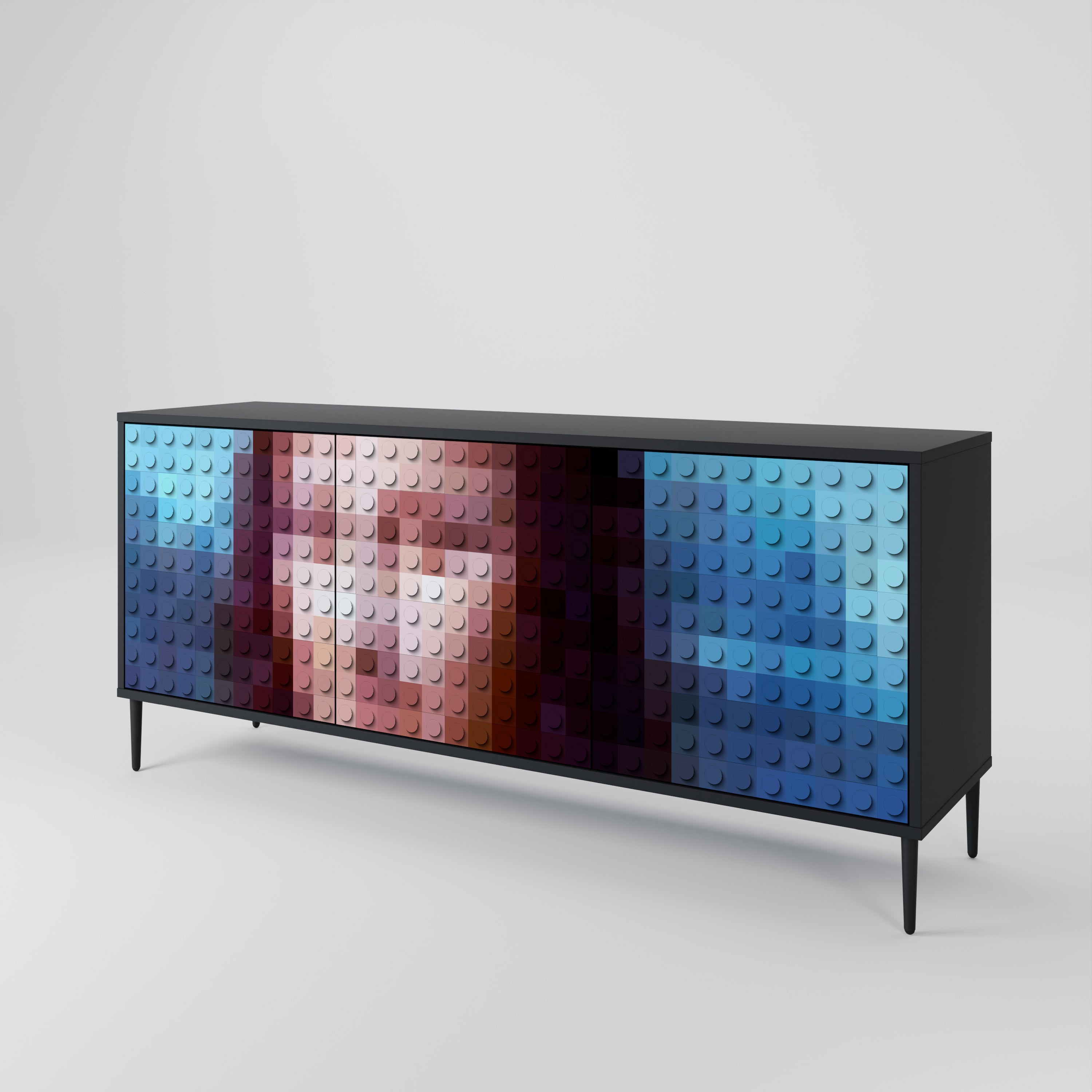 CONSTRUCTIVE ART 3-Door Sideboard