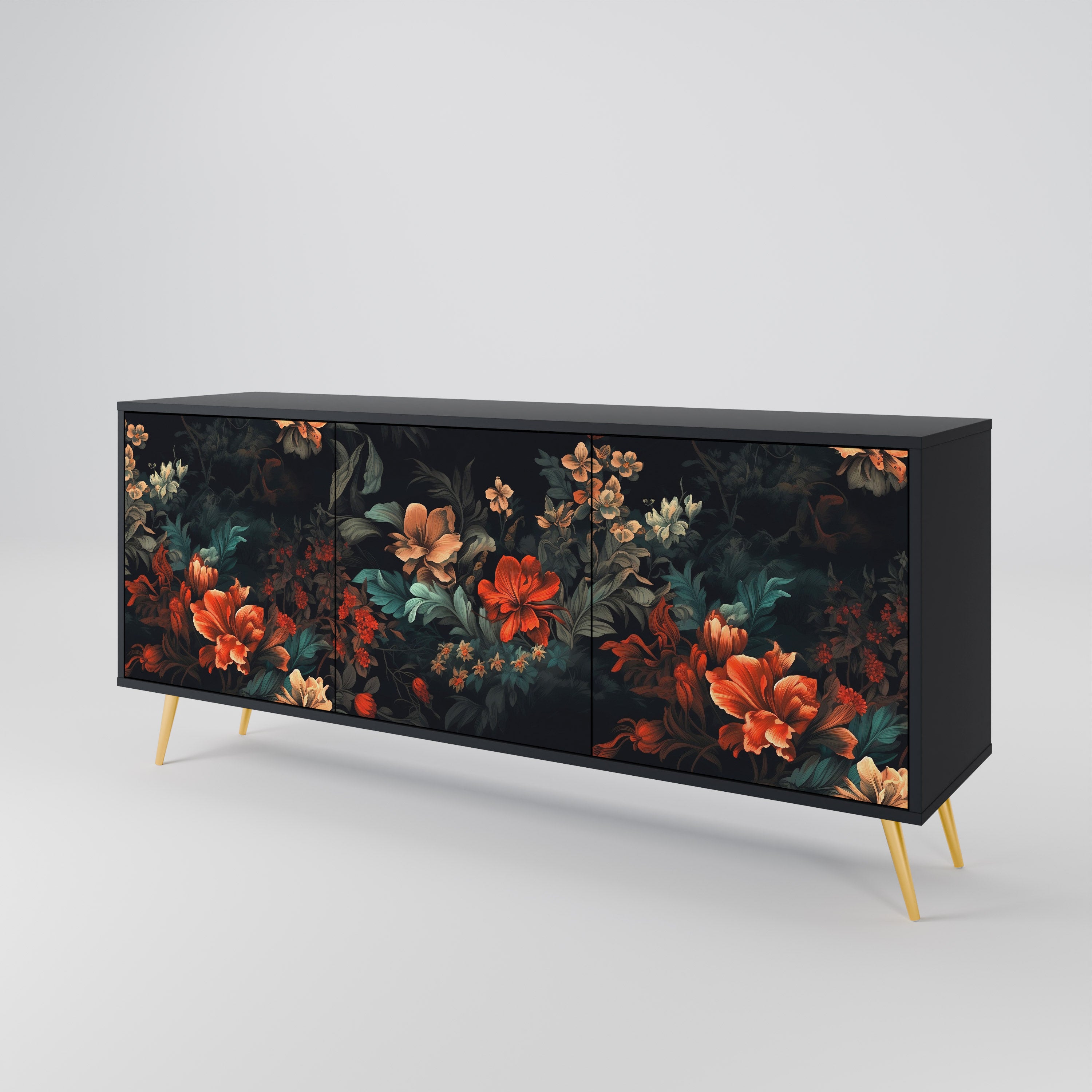 IMAGINARY BLOSSOM 3-Door Sideboard