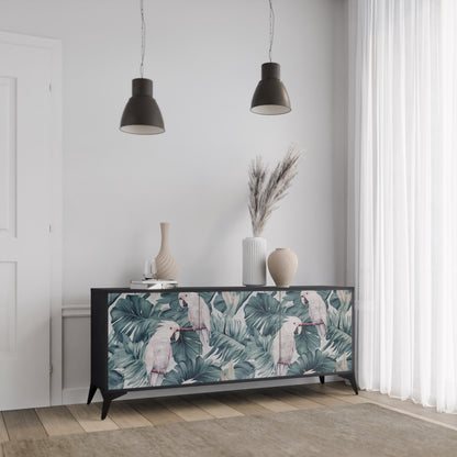 POPINJAY LOOK 3-dörrars skänk i svart finish