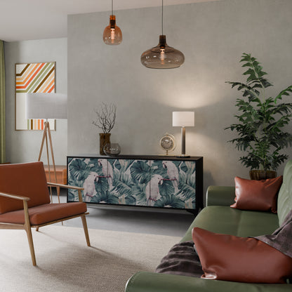 POPINJAY LOOK 3-dörrars skänk i svart finish