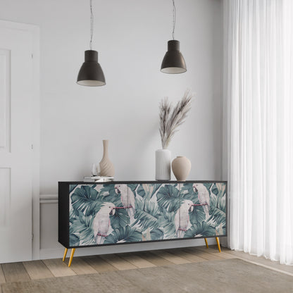 POPINJAY LOOK 3-dörrars skänk i svart finish